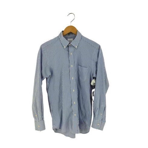 トロッターマッキントッシュフィロソフィー TROTTER MACKINTOSH PHILOSOPHY ストライプ柄 BDシャツ メンズ UK:40