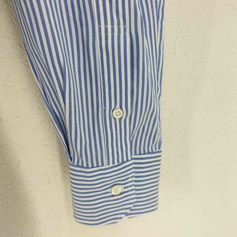 トロッターマッキントッシュフィロソフィー TROTTER MACKINTOSH PHILOSOPHY ストライプ柄 BDシャツ メンズ UK:40