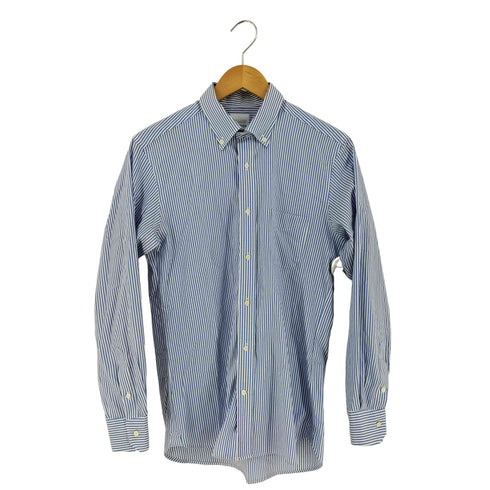トロッターマッキントッシュフィロソフィー TROTTER MACKINTOSH PHILOSOPHY ストライプ柄 BDシャツ メンズ UK:40