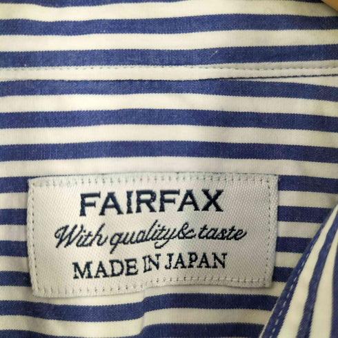 フェアファクス FAIRFAX ストライプ柄 ボタンシャツ メンズ 40