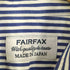 フェアファクス FAIRFAX ストライプ柄 ボタンシャツ メンズ 40