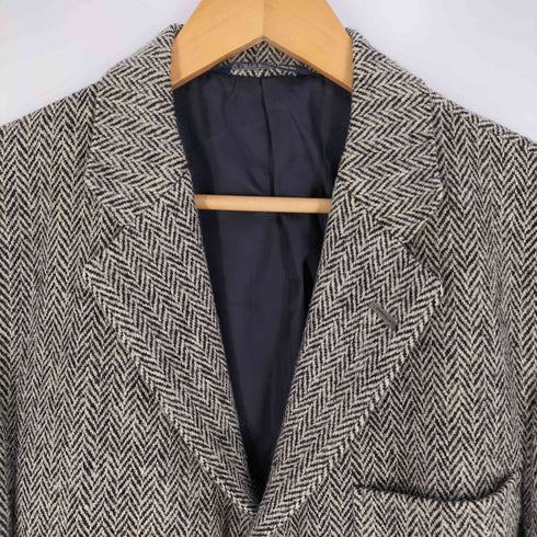 ポロバイラルフローレン Polo by RALPH LAUREN ウール100% ヘリンボーン 3Bテーラードジャケット メンズ C96-W86-T175 AB6