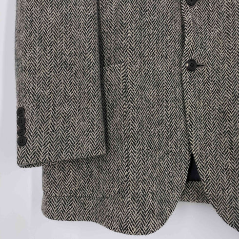 ポロバイラルフローレン Polo by RALPH LAUREN ウール100% ヘリンボーン 3Bテーラードジャケット メンズ C96-W86-T175 AB6