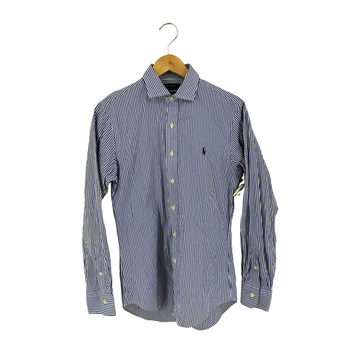 ポロラルフローレン POLO RALPH LAUREN slim fit ポニー刺繍 ストライプ柄 シャツ メンズ import:S