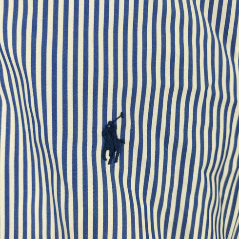 ポロラルフローレン POLO RALPH LAUREN slim fit ポニー刺繍 ストライプ柄 シャツ メンズ import:S