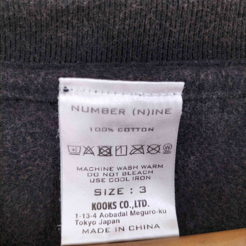 N NUMBER USED加工プリントTシャツ メンズ 3