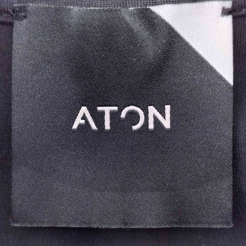 エイトン ATON ノースリーブ ワンピース レディース