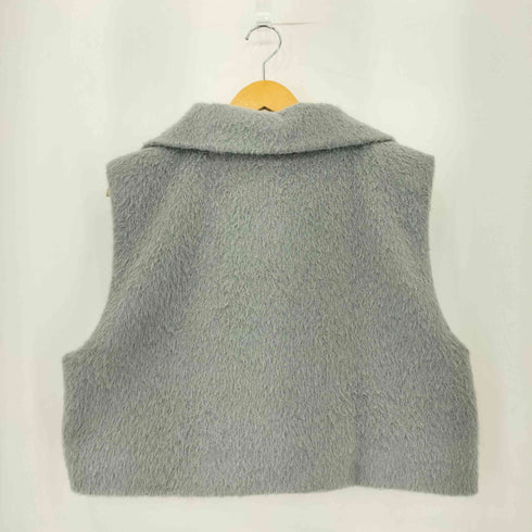 ザラ ZARA フェイクファー ハーフジップベスト レディース import:M