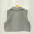 ザラ ZARA フェイクファー ハーフジップベスト レディース import:M