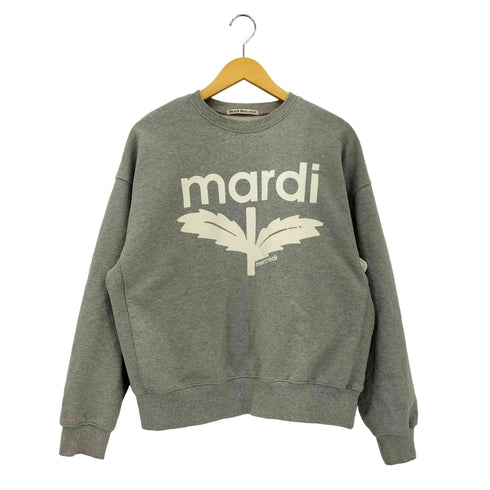 マルディメクルディ Mardi Mercredi フロントロゴプリント クルーネックスウェット レディース