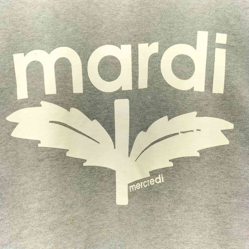 マルディメクルディ Mardi Mercredi フロントロゴプリント クルーネックスウェット レディース