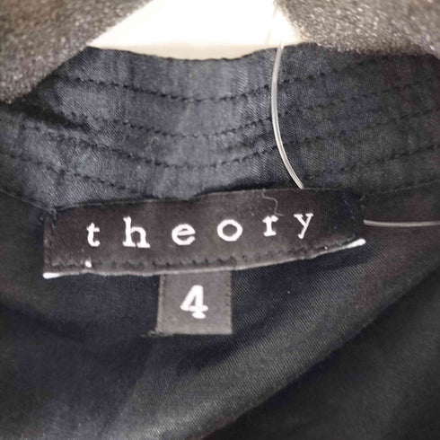 セオリー theory CYRENA PRISTINE コットンシルク ミニドレス レディース JPN:4