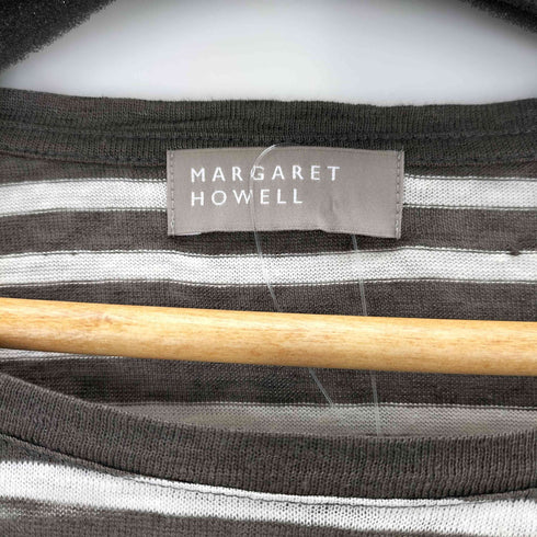 マーガレットハウエル MARGARET HOWELL LINEN STRIPE JERSEY レディース JPN:2