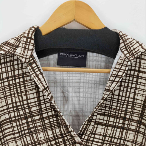 エリカカヴァリーニ ERIKA CAVALLINI イタリア製 スキッパーシャツ レディース JPN:40