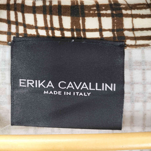 エリカカヴァリーニ ERIKA CAVALLINI イタリア製 スキッパーシャツ レディース JPN:40