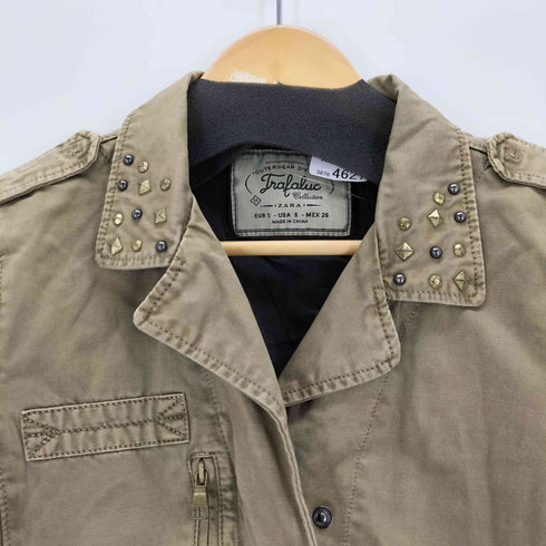 ザラ ZARA スタッズデザインライダースジャケット Y2K レディース JPN:S