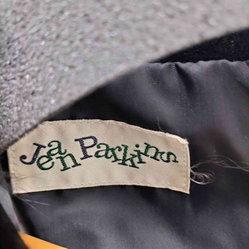 Jean Parkins ラビットファー ピッグスキン レザー 切替ベスト レディース
