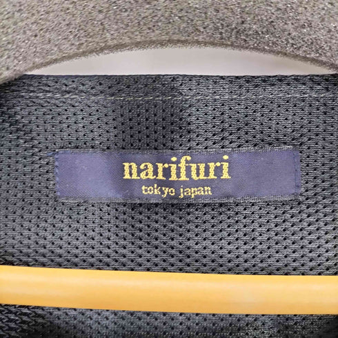 ナリフリ narifuri スナップボタン クルーネック ベスト メンズ