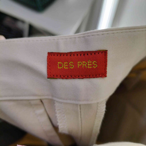 デプレ DES PRES コットンサテン セミワイドパンツ レディース 32