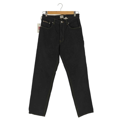 カルバンクラインジーンズ Calvin Klein Jeans 90S~00S USA製 後染めブラック テーパードデニム メンズ 29inch