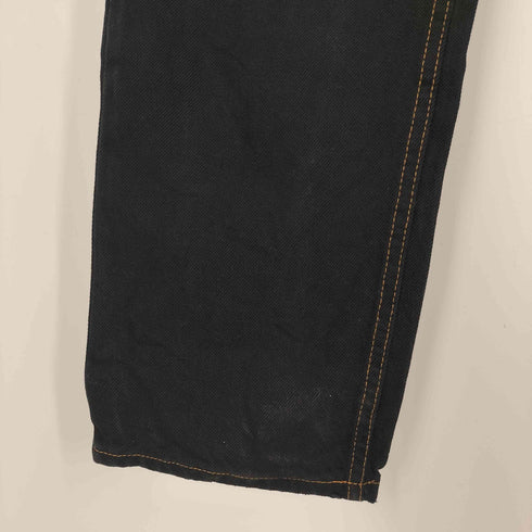 カルバンクラインジーンズ Calvin Klein Jeans 90S~00S USA製 後染めブラック テーパードデニム メンズ 29inch