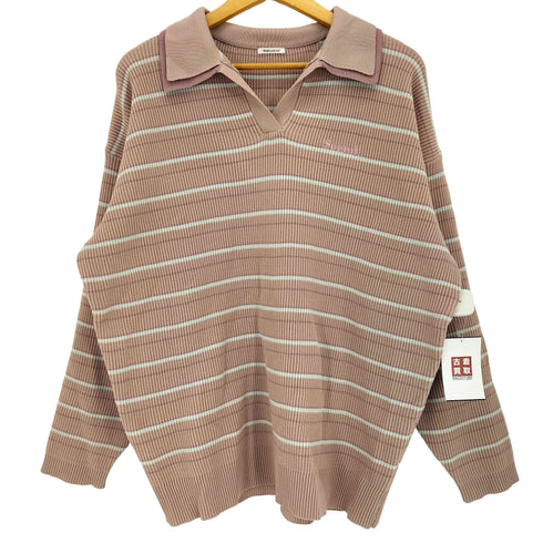 ナイスクラップ NICE CLAUP Seemi.by NICE CLAUP 25ss ラガーニット レディース FREE