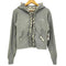 ファーファー furfur 26ss フリルジップアップフーディー レディース ONE SIZE