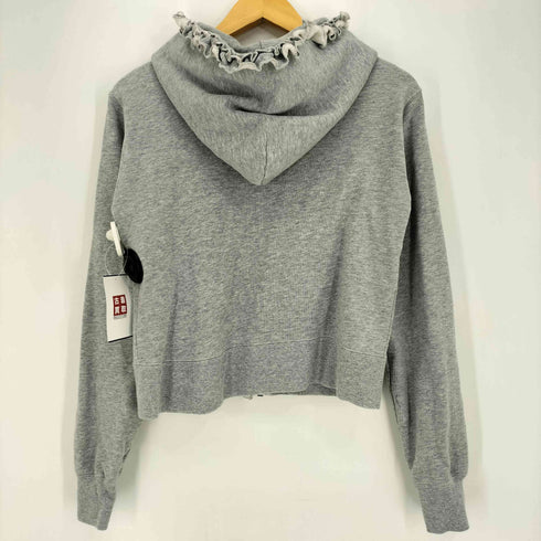 ファーファー furfur 26ss フリルジップアップフーディー レディース ONE SIZE