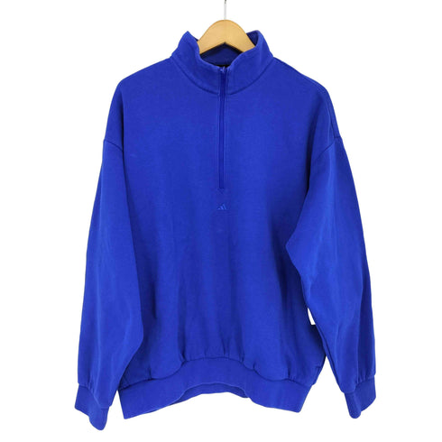 アディダス adidas バスケットボール ハーフジップスウェットシャツ メンズ import:M