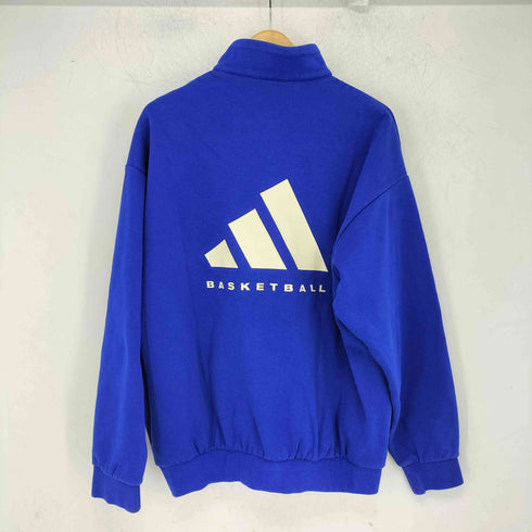 アディダス adidas バスケットボール ハーフジップスウェットシャツ メンズ import:M
