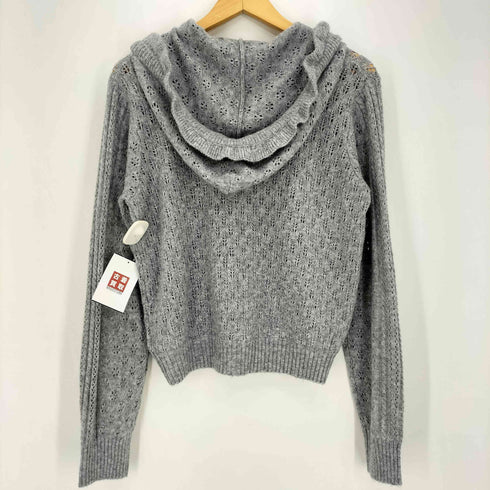 リリーブラウン Lily Brown 25aw 透かし編ニットパーカー レディース ONE SIZE