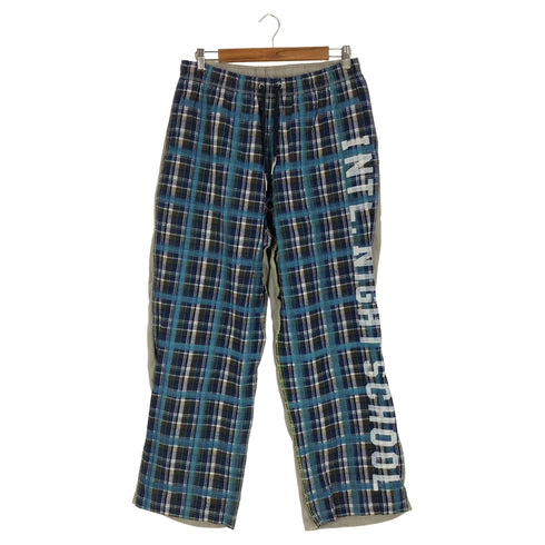 エイチアンドエム H&M フランネル切替 スウェットパンツ メンズ import:M