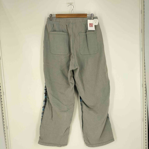 エイチアンドエム H&M フランネル切替 スウェットパンツ メンズ import:M