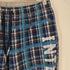 エイチアンドエム H&M フランネル切替 スウェットパンツ メンズ import:M