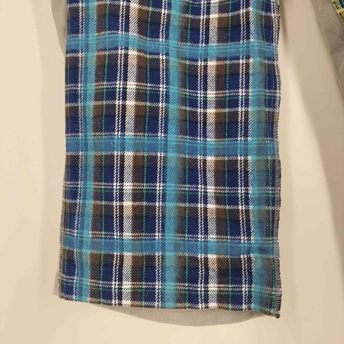 エイチアンドエム H&M フランネル切替 スウェットパンツ メンズ import:M