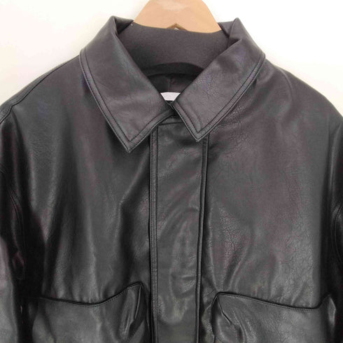 ウィムバイリドム WYM LIDNM ARTIFICIAL GRAIN SHORT BLOUSON アーティフィシャルグレインショートブルゾン メンズ JPN:S