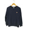 メゾンキツネ MAISON KITSUNE フォックスヘッド パッチ 前Vガゼット スウェット トップス メンズ JPN:M