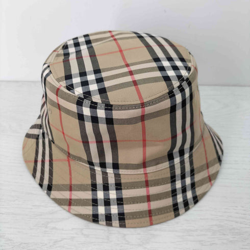 バーバリー BURBERRY PANEL BUCKET HAT レディース L