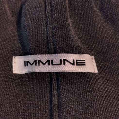 IMMUNE フロントロゴ ストレート スウェットパンツ レディース 36