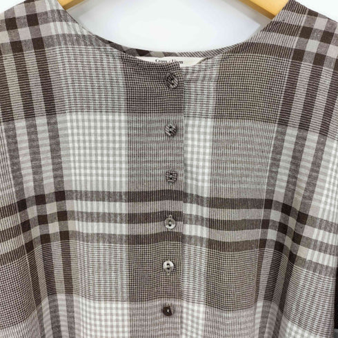 サマンサモスモス samansa Mos2 26ss Cross×Linen ギャザーワンピース レディース JPN:M
