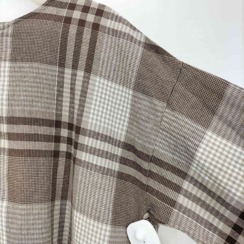 サマンサモスモス samansa Mos2 26ss Cross×Linen ギャザーワンピース レディース JPN:M