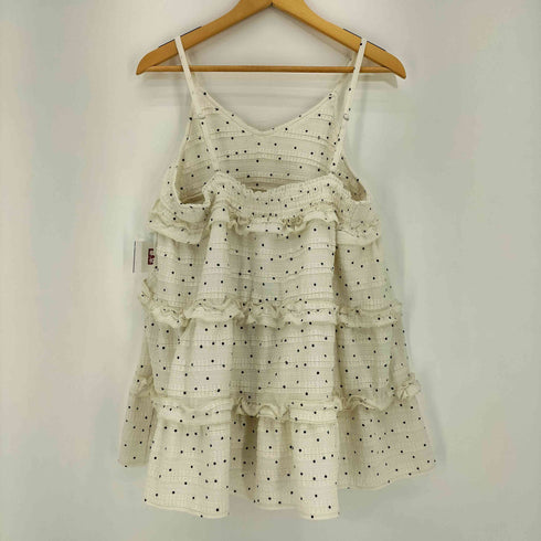 ダブルクローゼット w closet 25aw 立体レースミニキャミワンピース レディース FREE