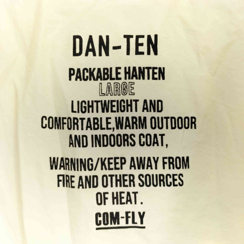DAN-TEN COM-FLY プラス L PACKABLE HANTEN キルティング 半纏 レディース import:L