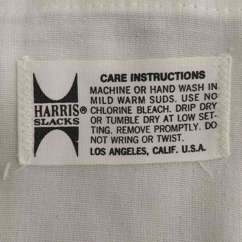 HARRIS SLACKS 70S ノータック スラックス ショーツ メンズ