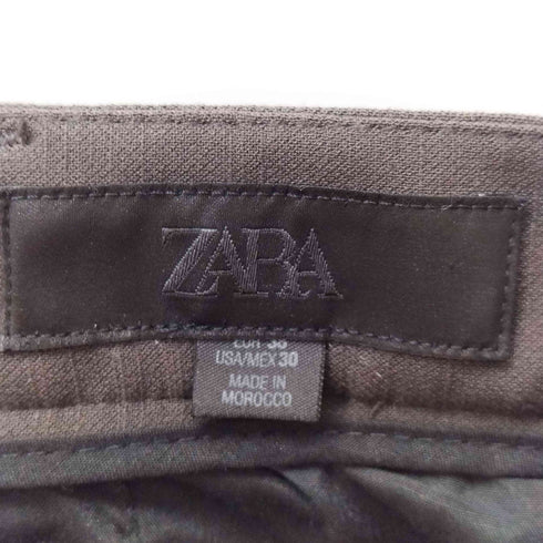 ザラ ZARA PLEATED RELAXED FIT TROUSERS メンズ FR:36-38