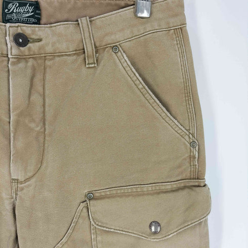ラグビーラルフローレン Rugby Ralph Lauren IDEALジップ フロントポケット ダック ダブルニー テーパードパンツ メンズ 32/30