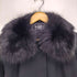LA RIVA BIANCA cashmere blue fox fur ブルーフォックスファー カシミヤ100% ロングコート レディース JPN:11号