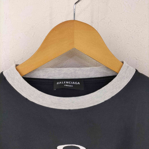 バレンシアガ BALENCIAGA Unity 3/4 Sleeves tee ロゴ刺繍カットソー メンズ 3