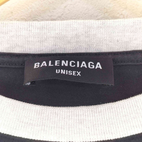 バレンシアガ BALENCIAGA Unity 3/4 Sleeves tee ロゴ刺繍カットソー メンズ 3