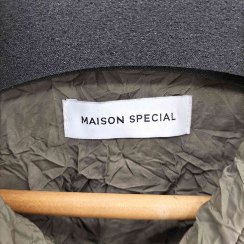 メゾンスペシャル MAISON SPECIAL ワッシャープリーツ トレンチコート メンズ
